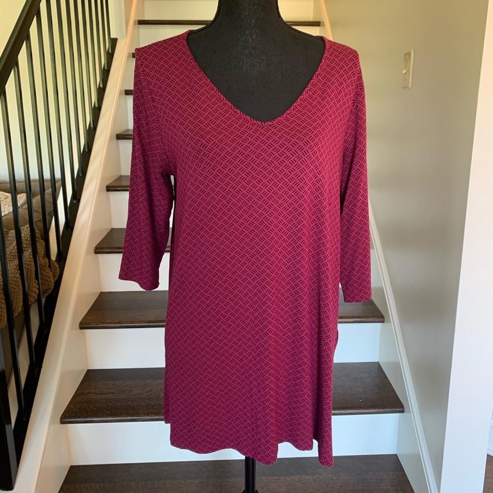 J. Jill patterned Tunic Top